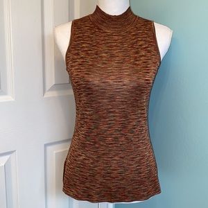 Exclusively Misook Sleeveless Turtleneck Top
